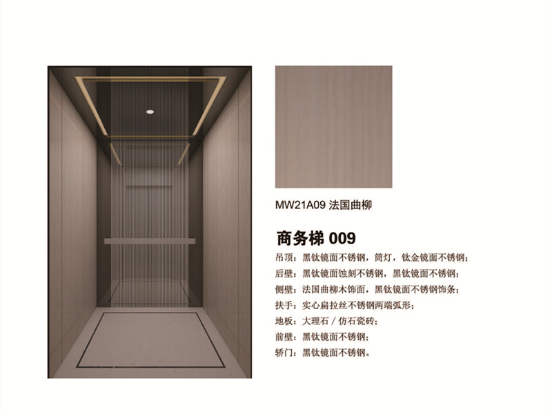 商务梯 法国曲柳